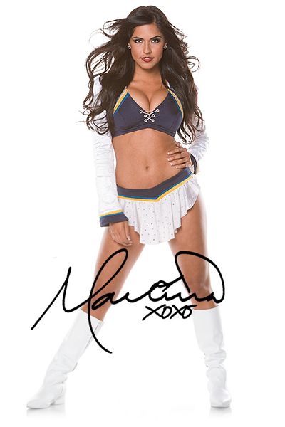 Chargers cheerleader