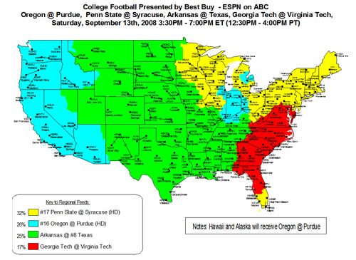 Georgia at South Carolina – CBS/CBSSports.com. Air Force vs.