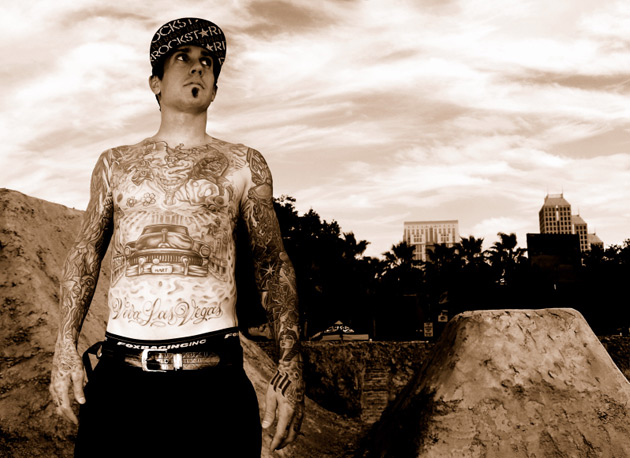 Ricky Monti Carey Hart — USA. FMX and tattoos go together like peanut butter 