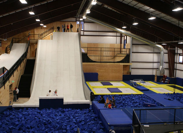 Woodward Jumps, foam pits,