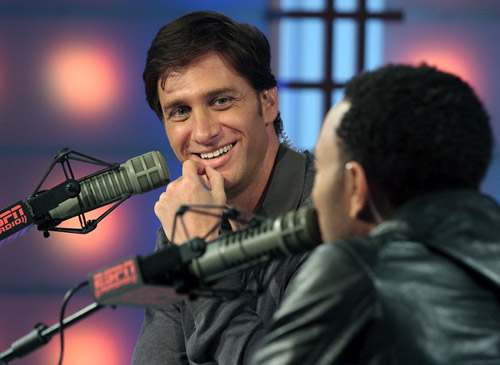 Mike Greenberg and John Legend