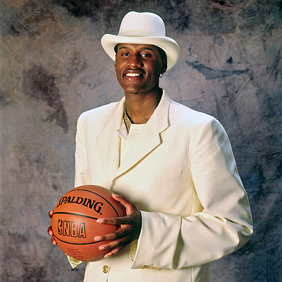 Draft-day image: Considering Samaki Walker's attire, maybe it's no surprise 