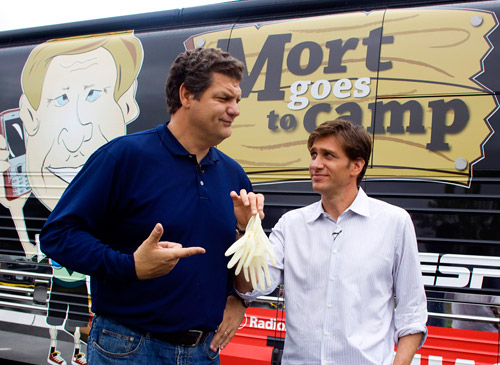 Mike Greenberg and Mike Golic