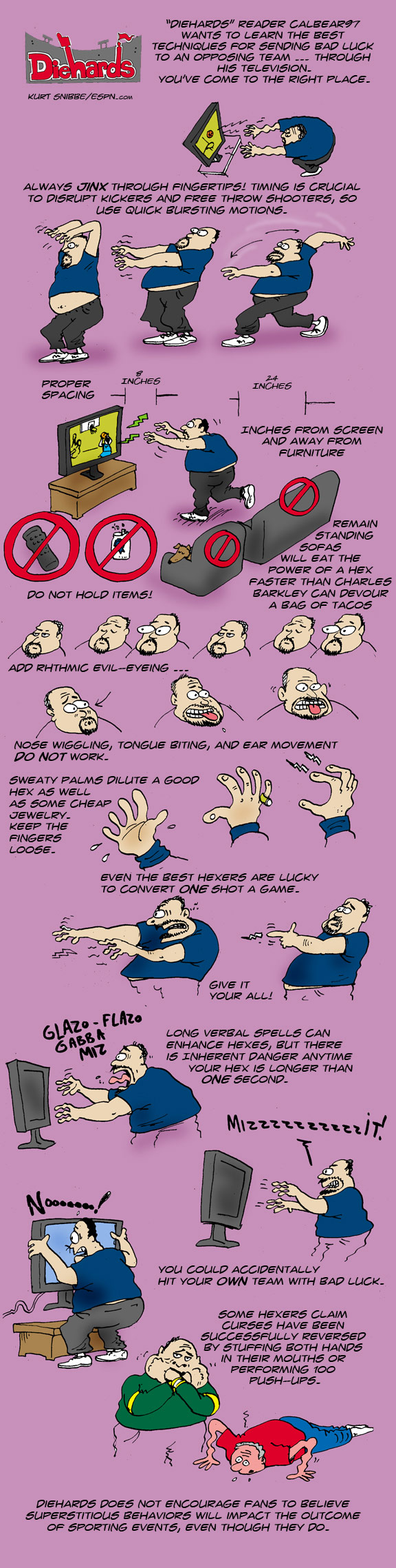 Page 2's "Diehards" Comic Strip Details The Most Effective Ways To Jinx ...