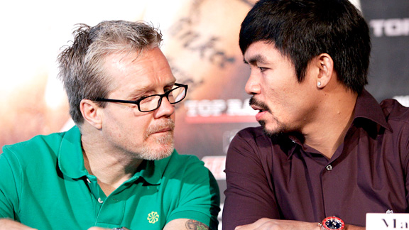 Freddie Roach and Manny Pacquiao