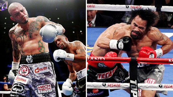 Miguel Cotto and Manny Pacquiao