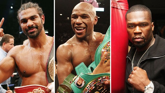 David Haye, Floyd Mayweather y 50 Cent