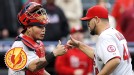 Yadier Molina and Edward Mujica
