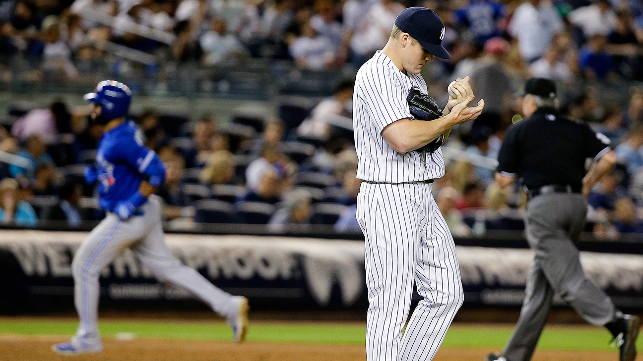 Relevista Pinder de los Yankees sufre desgarro en un codo - ESPN Deportes