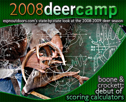 deer camp Boone & Crockett scoring calculator buck antlers