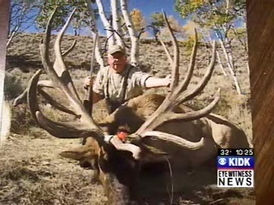 Hunter bags potential world record elk - Spider Bull.