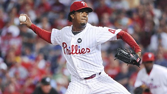 Philadelphia Phillies' Pedro Martinez pitches eight shutout ...